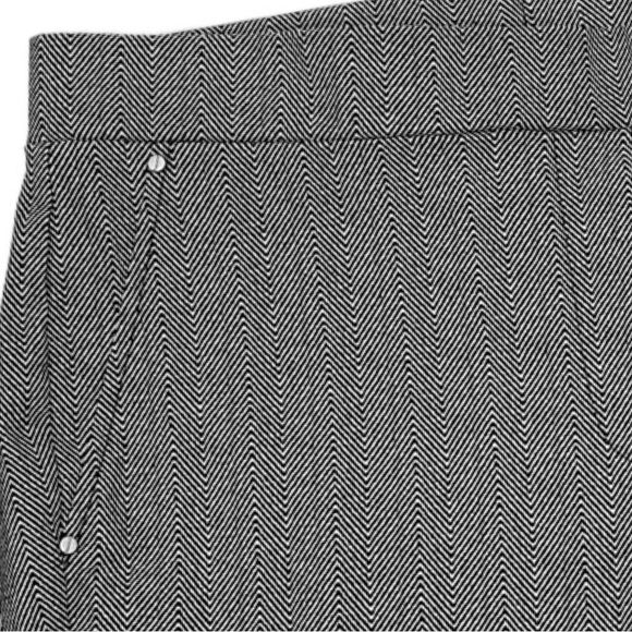 JONES NEW YORK PULL ON STRETCH DRESS PANT | NO FLAWS | BLACK AND WHITE | MEDIUM - Picture 3 of 9
